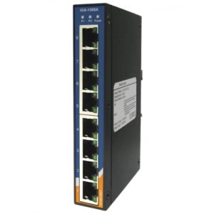 Switch industrial fara management cu 8 porturi Gigabit Ethernet