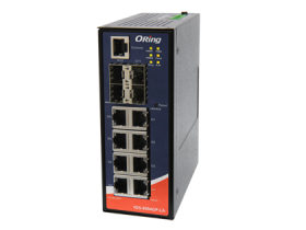 Switch industrial cu management cu 12 porturi- 8 Gigabit Ethernet si 4 sloturi SFP Gigabit