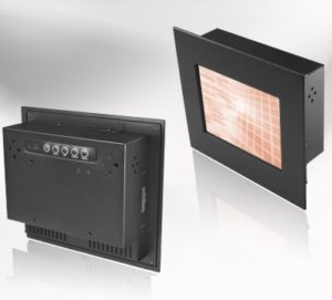 Monitor industrial cu protectie IP65 sau IP66, dimensiuni 5 pana la 85", cu sau fara Touch, montaj Panel Mount