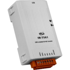 Convertor industrial bidirectional de la USB la 1 port RS-485 cu izolatie optica